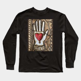 Heart and Hand Long Sleeve T-Shirt